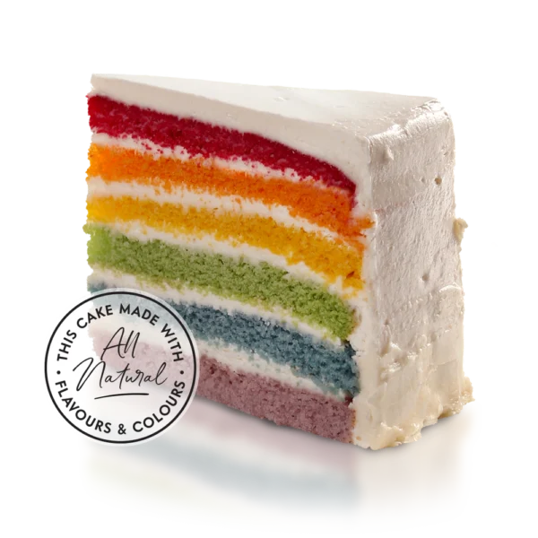 Rainbow Burst Cake