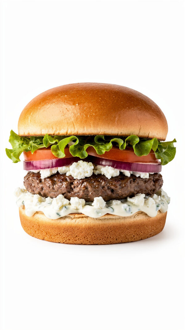 Feta Deluxe Burger